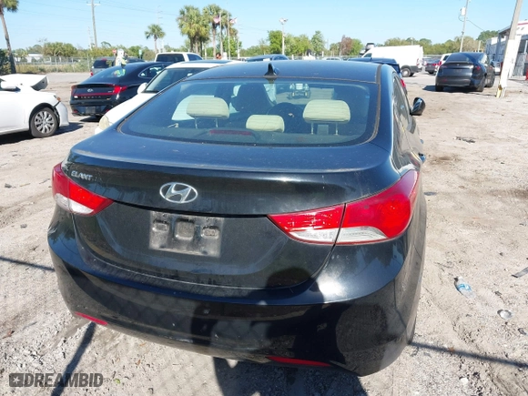 2011 Hyundai Elantra Ltd with VIN KMHDH4AE5BU143903, listed as a IAAI auction lot 41784556 with 182,009 mi miles. Bid and sale history available at carsss.com. Image 16.