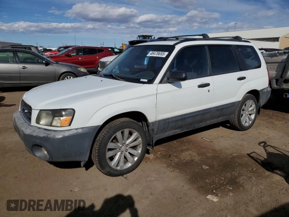 2003 Subaru Forester X with VIN JF1SG63673H722066, listed as a Copart auction lot 46478655 with 221,656 mi miles and Salvage Title. Bid and sale history available at carsss.com. Image 1.