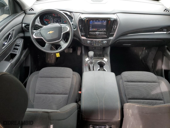 2021 Chevrolet Traverse LS with VIN 1GNEVFKW7MJ136581, listed as a Copart auction lot 84253424 with 65,503 mi miles and Salvage Title. Bid and sale history available at carsss.com. Image 8.