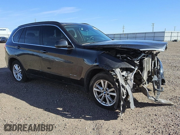 2015 BMW X5 sDrive35i with VIN 5UXKR2C56F0H41510, listed as a Copart auction lot 47052785 with 0 mi miles and Clean Title. Bid and sale history available at carsss.com. Image 4.