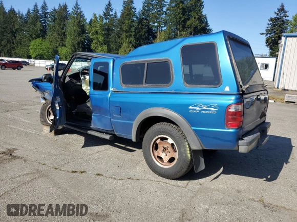 2002 Ford Ranger XLT Off-Road with VIN 1FTZR45U02PA35583, listed as a Copart auction lot 55477815 with 194,401 mi miles and Salvage title. Bid and sale history available at DreamBid. Image 2.
