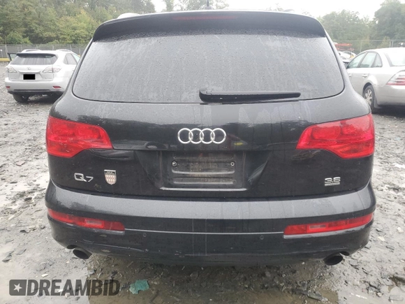 2009 Audi Q7 Premium Plus with VIN WA1EY74L09D015397, listed as a Copart auction lot 72916724 with 217,889 mi miles and Clean title. Bid and sale history available at DreamBid. Image 6.