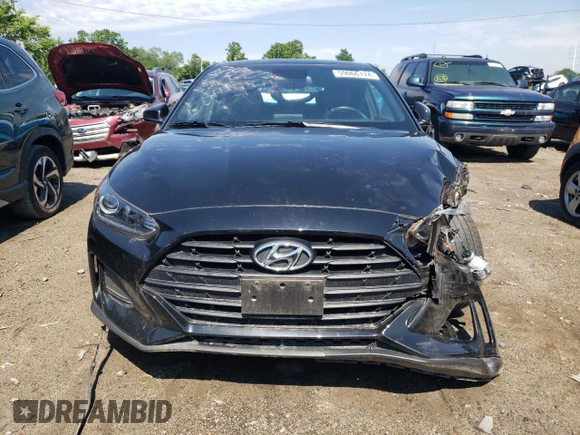 2021 Hyundai Veloster 2.0 Premium with VIN KMHTG6AF0MU032214, listed as a Copart auction lot 59066174 with 31,452 mi miles and Salvage Title. Bid and sale history available at carsss.com. Image 5.
