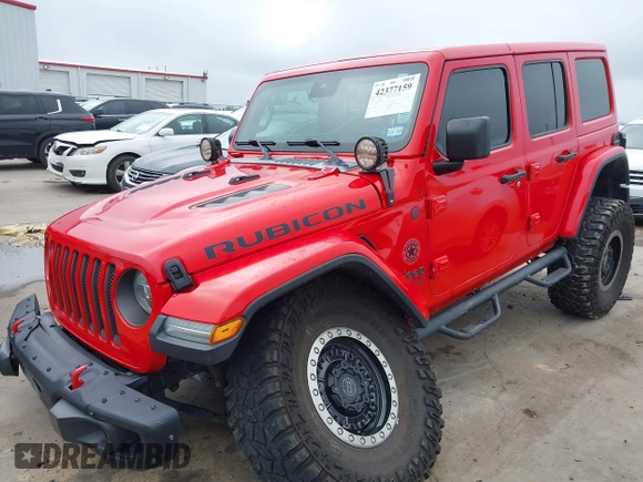 2019 Jeep Wrangler Unlimited Rubicon с VIN 1C4HJXFN8KW512987, выставлен на аукционе IAAI как лот 42377159 с пробегом 78 447 миль миль и . История ставок и продаж доступна на DreamBid. Изображение 16.