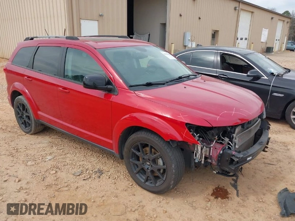2018 Dodge Journey GT with VIN 3C4PDCEG1JT157888, listed as a IAAI auction lot 41578796 with 89,307 mi miles. Bid and sale history available at carsss.com. Image 1.