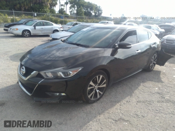 2018 Nissan Maxima SV with VIN 1N4AA6AP7JC388754, listed as a IAAI auction lot 30206672 with 42,084 mi miles. Bid and sale history available at carsss.com. Image 2.