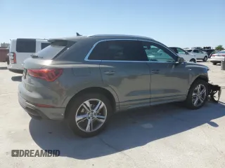 2020 Audi Q3 S line Premium Plus with VIN WA1EECF35L1047530, listed as a Copart auction lot 50935393 with 19,459 mi miles. Bid and sale history available at carsss.com. Image 3.
