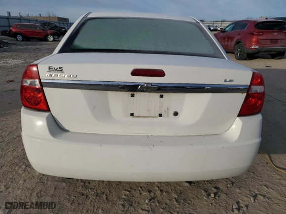 2006 Chevrolet Malibu LS w/1LS with VIN 1G1ZS51F36F303239, listed as a Copart auction lot 41624655 with 70,515 mi miles and Non Repairable. Bid and sale history available at carsss.com. Image 6.