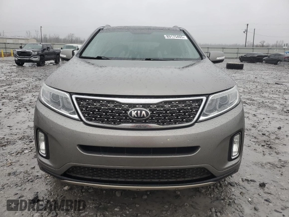 2014 Kia Sorento SX Limited with VIN 5XYKW4A75EG527351, listed as a Copart auction lot 89175405 with 201,631 mi miles and Salvage Title. Bid and sale history available at carsss.com. Image 5.