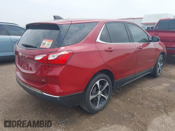 2020 Chevrolet Equinox LT with VIN 3GNAXKEV4LS616675, listed as a IAAI auction lot 41924023 with 98,824 mi miles and . Bid and sale history available at carsss.com. Image 4.