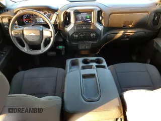2020 Chevrolet Silverado 1500 Custom with VIN 1GCRWBEF9LZ281181, listed as a Copart auction lot 43327815 with 80,007 mi miles and Salvage Title. Bid and sale history available at carsss.com. Image 8.