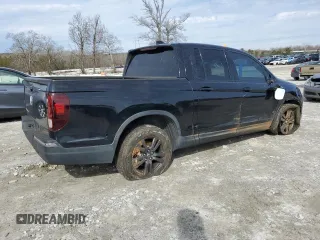 2019 Honda Ridgeline Sport with VIN 5FPYK2F14KB004704, listed as a Copart auction lot 42710245 with 122,215 mi miles and Salvage title. Bid and sale history available at DreamBid. Image 3.