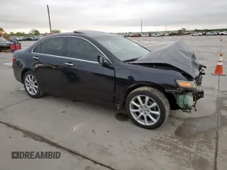 2006 Acura TSX with VIN JH4CL96876C018619, listed as a Copart auction lot 51849525 with 176,034 mi miles and Salvage Title. Bid and sale history available at carsss.com. Image 4.