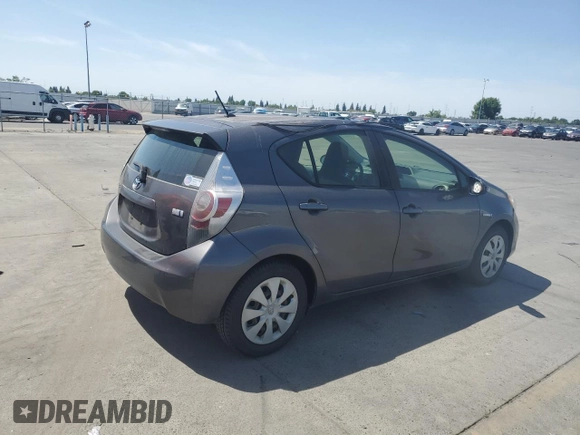 2014 Toyota Prius One with VIN JTDKDTB37E1560007, listed as a Copart auction lot 57527995 with 300,732 mi miles and Clean Title. Bid and sale history available at DreamBid. Image 3.