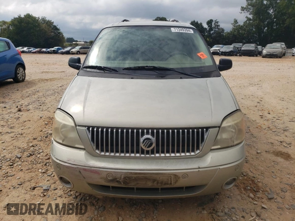 2004 Mercury Monterey Convenience z VIN 2MRDA20204BJ12195, wystawiony jako Copart lot #71349394 z przebiegiem Nie podano mil oraz Szkody całkowita. Historia ofert i sprzedaży dostępna na DreamBid. Obrazek 5.