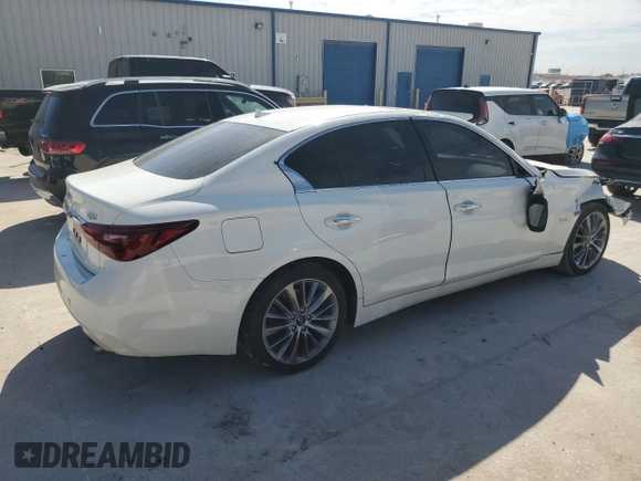 2020 Infiniti Q50 3.0t SPORT with VIN JN1EV7AP4LM201959, listed as a Copart auction lot 49107065 with 92,323 mi miles and Salvage Title. Bid and sale history available at carsss.com. Image 3.