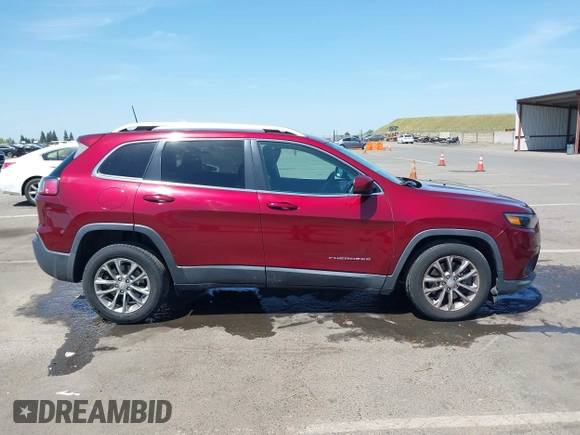 2019 Jeep Cherokee Latitude Plus with VIN 1C4PJLLX6KD346524, listed as a IAAI auction lot 42104323 with 28,223 mi miles and . Bid and sale history available at DreamBid. Image 13.