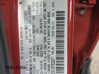 2015 Mazda CX-5 Touring with VIN JM3KE4CY2F0532871, listed as a Copart auction lot 55244375 with Not Provided miles and Salvage Title. Bid and sale history available at carsss.com. Image 13.