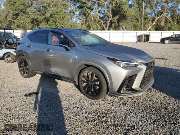 2023 Lexus NX with VIN 2T2KGCEZ5PC018194, listed as a Copart auction lot 81297334 with Not Provided miles and Non Repairable. Bid and sale history available at carsss.com. Image 4.