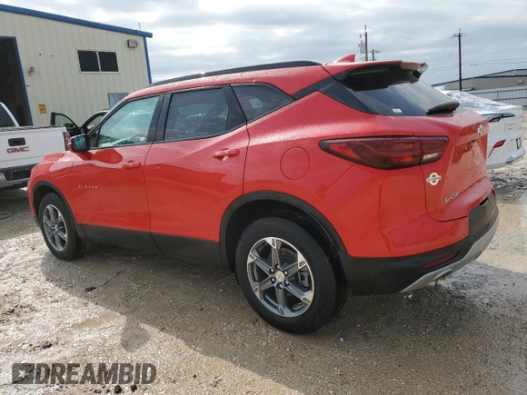 2023 Chevrolet Blazer LT with VIN 3GNKBDRSXPS200571, listed as a Copart auction lot 53403665 with 18,257 mi miles and Clean title. Bid and sale history available at DreamBid. Image 2.
