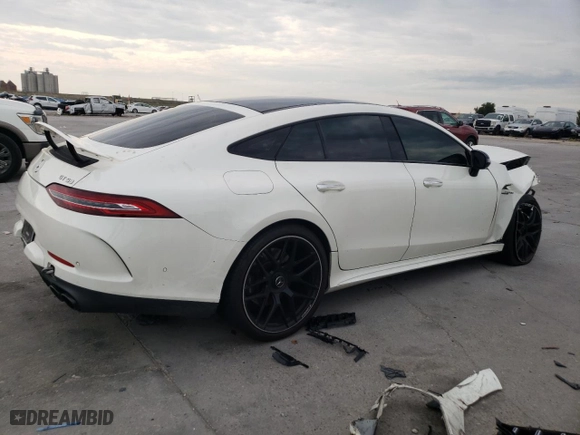 2021 Mercedes-Benz AMG GT with VIN W1K7X6BB7MA036754, listed as a Copart auction lot 67720904 with 0 mi miles and Salvage Title. Bid and sale history available at carsss.com. Image 3.
