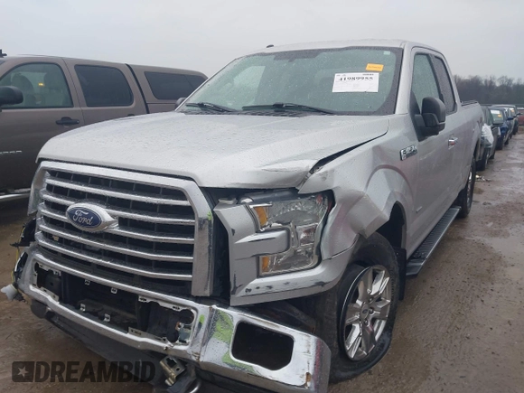 2016 Ford F-150 XLT with VIN 1FTEX1EP7GFA52018, listed as a IAAI auction lot 41989955 with 121,867 mi miles. Bid and sale history available at carsss.com. Image 2.