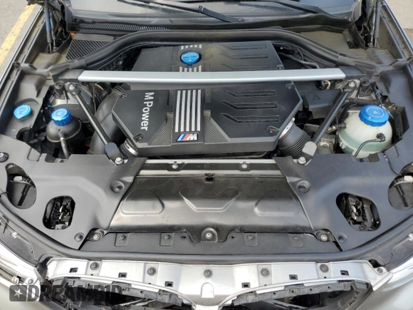 2020 BMW X3 M with VIN 5YMTS0C05LLT10643, listed as a Copart auction lot 62276834 with 39,860 mi miles and Salvage title. Bid and sale history available at DreamBid. Image 14.