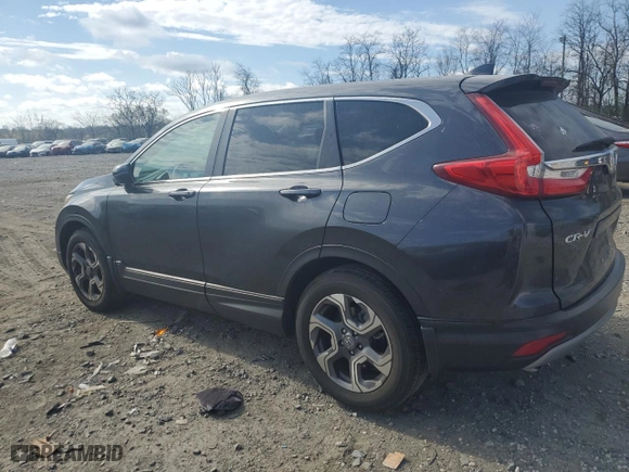 2018 Honda CR-V EX with VIN 7FARW2H55JE054435, listed as a Copart auction lot 50211165 with 34,617 mi miles and Salvage Title. Bid and sale history available at carsss.com. Image 2.