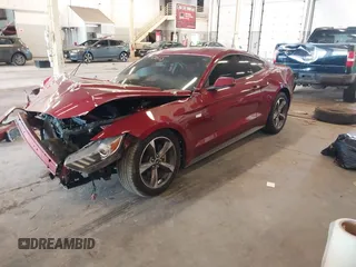 2015 Ford Mustang V6 with VIN 1FA6P8AM1F5359140, listed as a IAAI auction lot 42210615 with Not provided miles and . Bid and sale history available at DreamBid. Image 17.