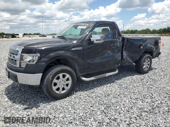 2010 Ford F-150 XL with VIN 1FTMF1CW2AKA59689, listed as a Copart auction lot 56910195 with 167,899 mi miles and Salvage title. Bid and sale history available at DreamBid. Image 1.