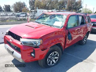 2021 Toyota 4Runner TRD Off Road Premium with VIN JTERU5JR8M5879628, listed as a IAAI auction lot 41987632 with 46,137 mi miles and . Bid and sale history available at DreamBid. Image 2.