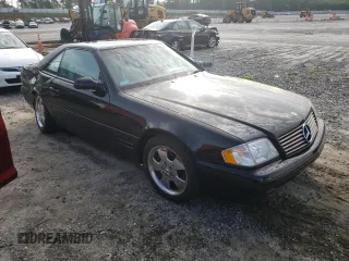 2000 Mercedes-Benz SL-Class with VIN WDBFA68F0YF190618, listed as a Copart auction lot 64791414 with 24,489 mi miles and Salvage Title. Bid and sale history available at carsss.com. Image 4.