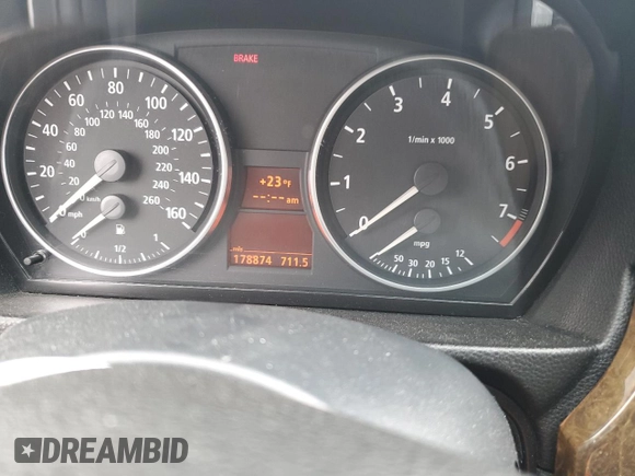 2006 BMW 3 Series 330xi with VIN WBAVD33536KL51465, listed as a Copart auction lot 45988345 with 178,874 mi miles and Salvage Title. Bid and sale history available at carsss.com. Image 9.