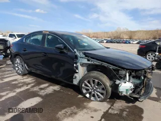 2021 Mazda 3 Select with VIN 3MZBPABL9MM253920, listed as a Copart auction lot 51257025 with 75,572 mi miles and Salvage Title. Bid and sale history available at DreamBid. Image 4.