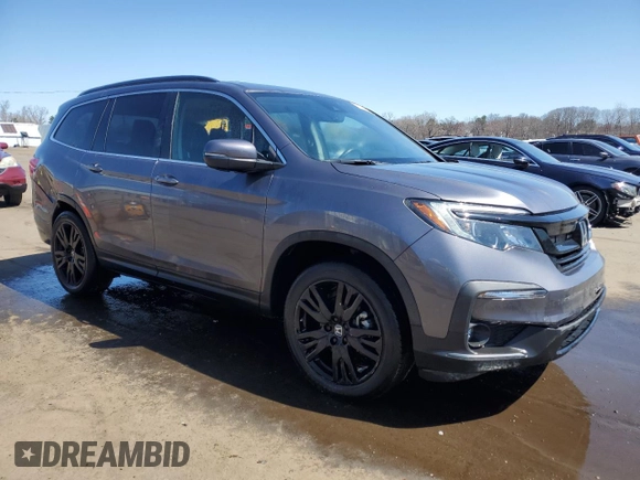 2021 Honda Pilot Special Edition with VIN 5FNYF6H25MB013439, listed as a Copart auction lot 52089895 with 35,582 mi miles and Salvage Title. Bid and sale history available at carsss.com. Image 4.
