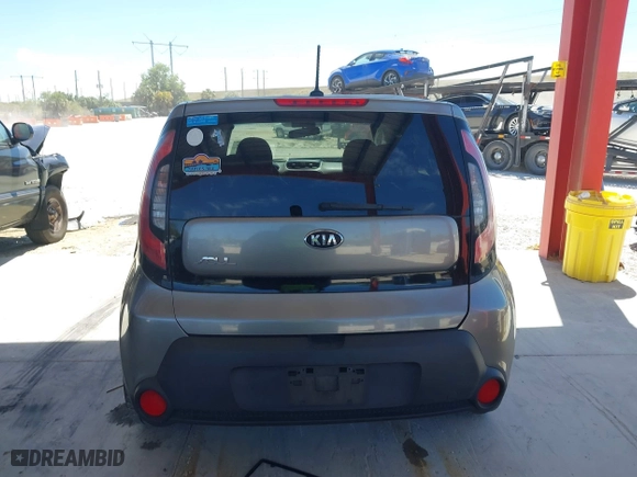 2014 Kia Soul with VIN KNDJN2A26E7027123, listed as a IAAI auction lot 41860823 with 108,695 mi miles. Bid and sale history available at carsss.com. Image 16.