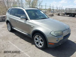 2009 BMW X3 xDrive30i with VIN WBXPC93459WJ25646, listed as a IAAI auction lot 41955182 with 175,605 mi miles. Bid and sale history available at carsss.com. Image 1.