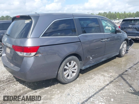 2016 Honda Odyssey EX-L with VIN 5FNRL5H67GB081580, listed as a IAAI auction lot 41935281 with 201,000 mi miles and . Bid and sale history available at DreamBid. Image 4.