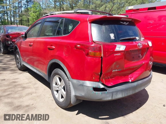 2013 Toyota RAV4 XLE with VIN 2T3WFREV3DW073012, listed as a IAAI auction lot 42049395 with 171,764 mi miles. Bid and sale history available at carsss.com. Image 3.