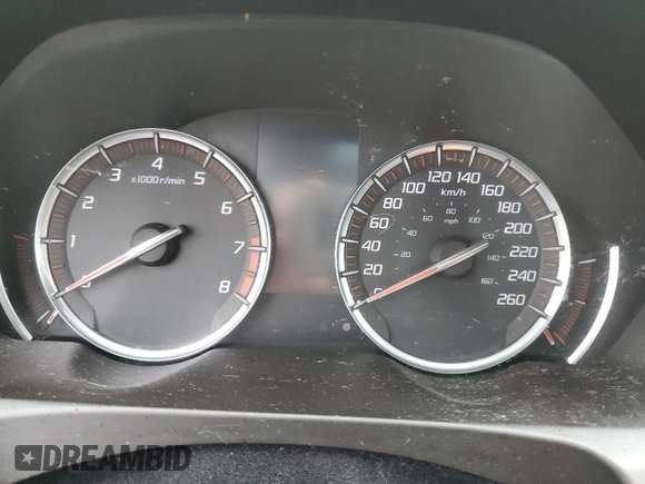 2018 Acura TLX Advance with VIN 19UUB3F82JA800564, listed as a Copart auction lot 58176705 with Not provided miles and Salvage title. Bid and sale history available at DreamBid. Image 9.