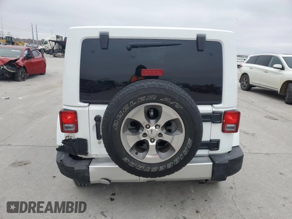 2018 Jeep Wrangler JK Unlimited Sahara with VIN 1C4BJWEG2JL898583, listed as a Copart auction lot 41804435 with 72,922 mi miles and Salvage Title. Bid and sale history available at carsss.com. Image 6.