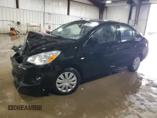 2017 Mitsubishi Mirage ES z VIN ML32F3FJ5HHF11957, wystawiony jako Copart lot #46684135 z przebiegiem 46 936 mil mil oraz Szkody całkowita. Historia ofert i sprzedaży dostępna na DreamBid. Obrazek 1.
