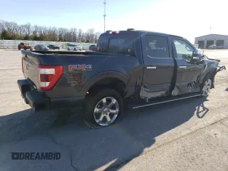 2022 Ford F-150 XL with VIN 1FTFW1E87NFA90247, listed as a Copart auction lot 47416265 with 44,707 mi miles and Clean Title. Bid and sale history available at carsss.com. Image 3.