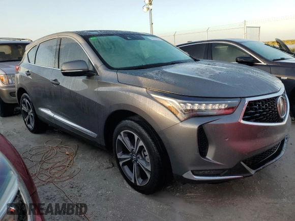 2022 Acura RDX w/Advance Package with VIN 5J8TC2H75NL017109, listed as a Copart auction lot 76574294 with 3,517 mi miles and Non Repairable. Bid and sale history available at carsss.com. Image 4.