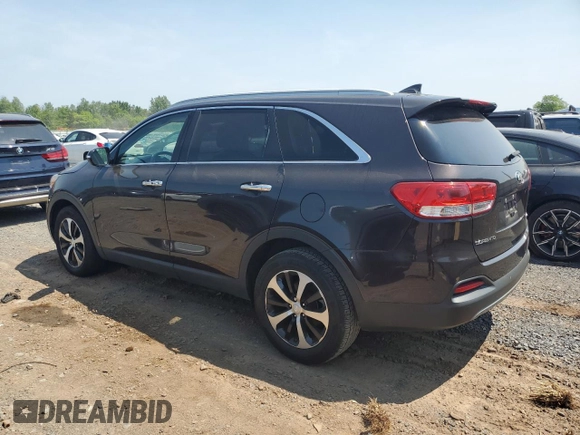 2017 Kia Sorento EX z VIN 5XYPH4A17HG278955, wystawiony jako Copart lot #58809575 z przebiegiem 44 997 mil mil oraz Szkoda całkowita • Salvage title. Historia ofert i sprzedaży dostępna na DreamBid. Obrazek 2.