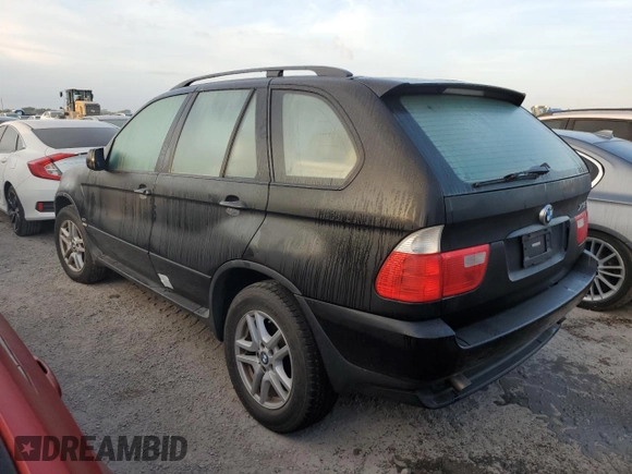 2004 BMW X5 3.0i with VIN 5UXFA13514LU25640, listed as a Copart auction lot 74727494 with 83,061 mi miles and Salvage Title. Bid and sale history available at carsss.com. Image 2.