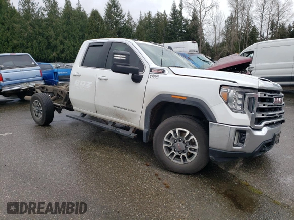 2022 GMC Sierra 1500 with VIN 1GT58MEY6NF165155, listed as a Copart auction lot 86171044 with Not Provided miles and Salvage Title. Bid and sale history available at DreamBid. Image 4.