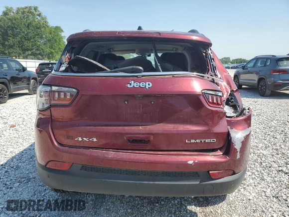 2021 Jeep Compass Limited z VIN 3C4NJDCB2MT565303, wystawiony jako Copart lot #60375095 z przebiegiem 48 204 mil mil oraz Szkoda całkowita • Salvage title. Historia ofert i sprzedaży dostępna na DreamBid. Obrazek 6.