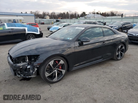 2019 Audi RS 5 z VIN WUAPWAF52KA901134, wystawiony jako Copart lot #48594025 z przebiegiem 43 929 mil mil oraz Szkoda całkowita • Salvage title. Historia ofert i sprzedaży dostępna na DreamBid. Obrazek 1.