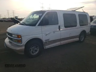 2002 Chevrolet Express with VIN 1GBFG15R721227867, listed as a Copart auction lot 78621624 with 165,856 mi miles and Clean Title. Bid and sale history available at carsss.com. Image 1.